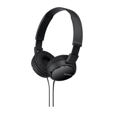 Sony ZX Series Wired On-Ear Headphones, Black MDR-ZX110 — 1