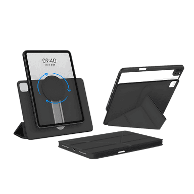 Levelo 13"  Detachable Case For I PAD PRO 2024, Black 360 RO — 1
