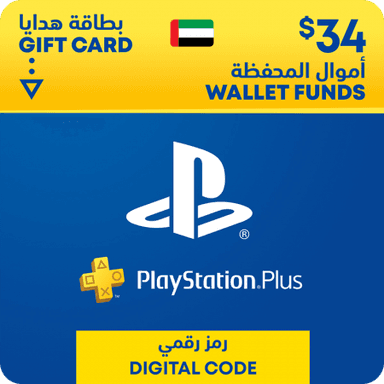 PlayStation UAE Wallet Topup USD 34 Gift Card — 1