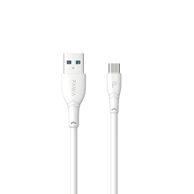 Pawa USB A to Micro USB Cable White — 1