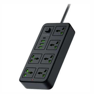 Porodo Blue 6 Universal Sockets — 1