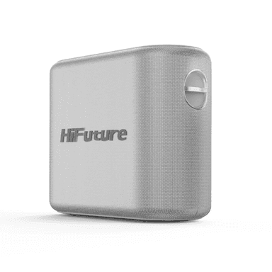 HiFuture Vocalist 200 Bluetooth 100W RGB Illuminated Portable Karaoke System Speaker Microphone Wireless Silver — 1