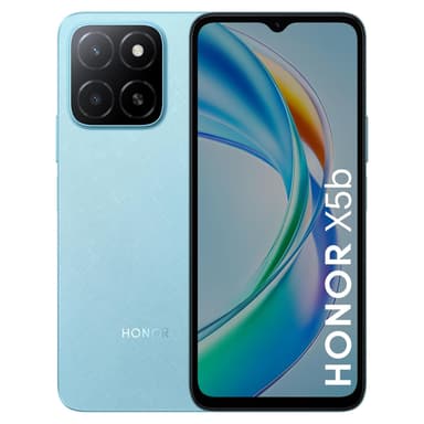 Honor X5b 4G Smartphone, 4 GB RAM, 64 GB Storage, Flowing Blue — 1