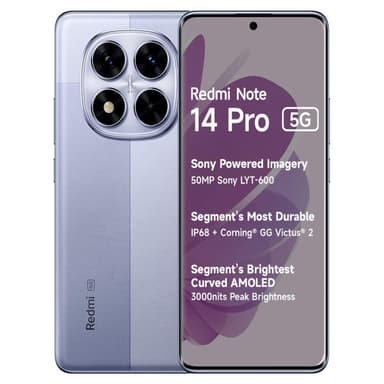 Xiaomi Redmi Note 14 Pro 5G 12Gb 512Gb lavender smart phone — 1