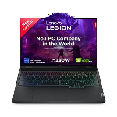 Lenovo legion Pro 5 16IRX9-Ci7-14650HX 16GB 1TB-SSD 8GB-NVIDIA- RTX-4060 16" WQXGA IPS 500nits DOS Onyx Grey ENG LAPTOP — 1