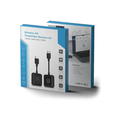 AIRSKY WIRELESS HD TRANSMITTER RECEIVER KIT 1080P 60Hz MULTI-DEVICE — 1