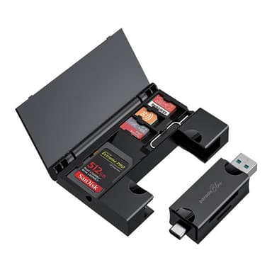 Porodo 2 in Card Reader with Card Holder — 1