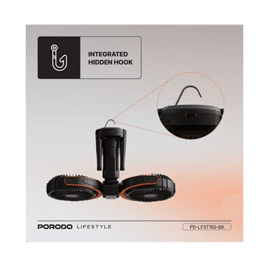 Porodo Dual Head Oscillating Fan — 1