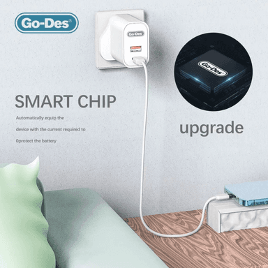 Go Des PD 20W Fast Charging Kit with Type C Cable GD-QC3601 — 1