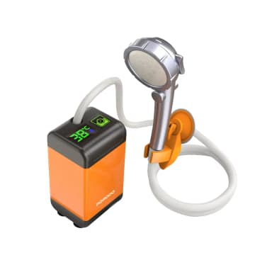 Porodo Lifestyle Portable Electric Shower Pump Orange — 1