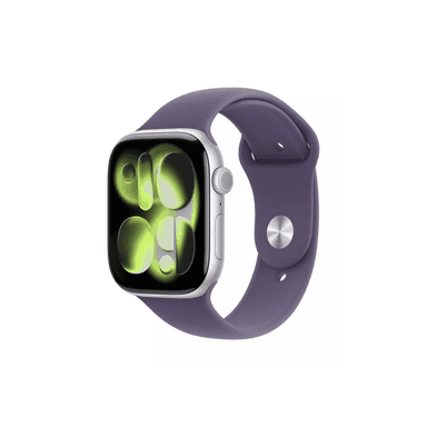 Apple Watch Series 11 GPS + Cellular 46mm Silver Aluminium Case with Purple Fog Sport Band - M/L — 1