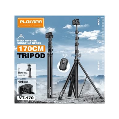 Plokama VT-170 Professional Meet Diverse Shooting Tripod Stand — 1