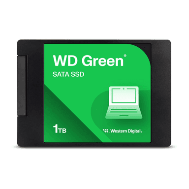 WD Green SATA SSD 2.5"/7mm Cased - 1TB 545 MB/s read, 430 M WDS100T3G0A — 1