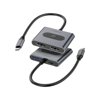 Powerology 4 in 1 Multi Function Hub PD 100W PWFX2508AGY — 1