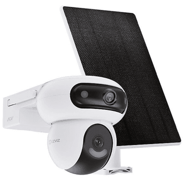 EZVIZ HB90 Dual 2K Smart Battery Camera with Solar Panel Kit — 1