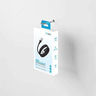 Pawa Levin Magnetic Braided USB C to Lightning 30W 1MPW-12BDM252-DTBK — 1
