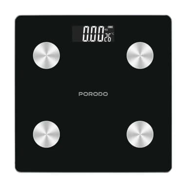 Porodo Lifestyle Gravis Smart Body Scale Fat &amp; BMI - Ultimate Health Monitor Future IT — 1