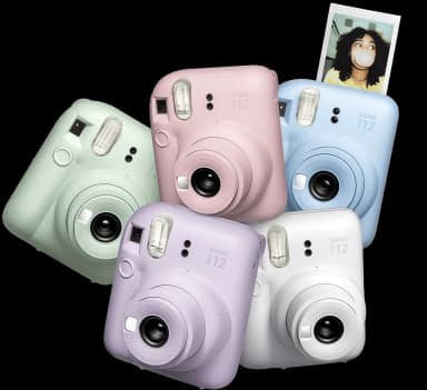 Fujifilm Instax Mini 12 Instant Camera – Compact Instant Film Camera with Built-in Selfie Mirror — 1