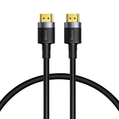 BASEUS Cafule 1M 4K HDMI Male to HDMI Male Cable BA.CADKLF-E01.BK - Genuine High-Speed Cable — 1