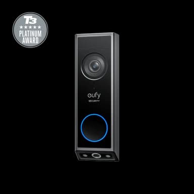 ANKER EUFY 2K Dual Camera IP Doorbell E340 T8214111 - Smart Video Doorbell Security System — 1