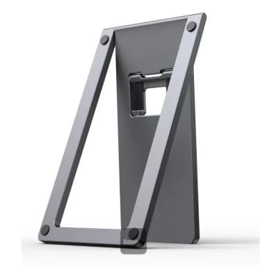 BASEUS Foldable Metal Desktop Holder BA.LUKP000013.GY – Genuine Adjustable Phone Stand — 1