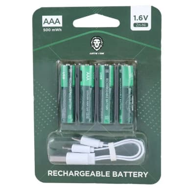 Green Lion 1.5V AA Alkaline Battery 4 LR6 – Long Lasting Reliable Power — 1
