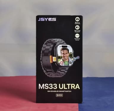 JSYES MS33 Ultra SIM Enabled Smart Watch - 4G Smart Watch with Camera — 1