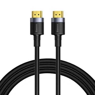 BASEUS Cafule 2M 4K HDMI Male to HDMI Male Cable BA.CADKLF-F01.BK - Genuine High-Speed HDMI Cable — 1