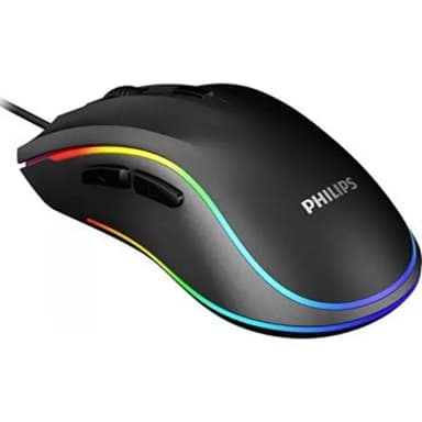 Philips G403 Momentum Wired Gaming Mouse with Ambiglow RGB Lighting, 4000 DPI, 7 Buttons — 1