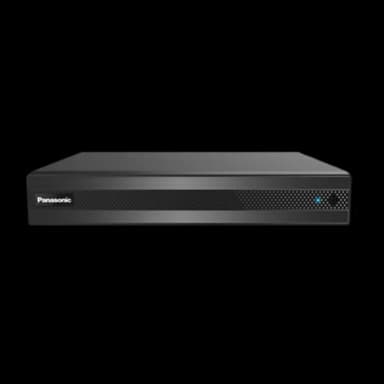 Panasonic 8CH E-Series NVR with 8 PoE Ports, 8-Channel Network Video Recorder for IP Security Cameras, Built-In PoE Connectivity, High-Resolution Video Recording and Remote Monitoring — 1