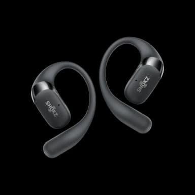 Shokz OpenFit 2+ Open-Ear Headphones – Black, Grey & Purple — 1
