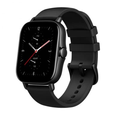 Amazfit GTS 2e Smartwatch with Heart Rate & SpO₂ Monitoring – Obsidian Black — 1