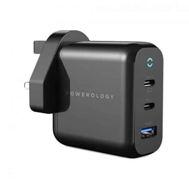 Powerology 65W PD Fast Charger Compact 3 Output Gan Charger — 1