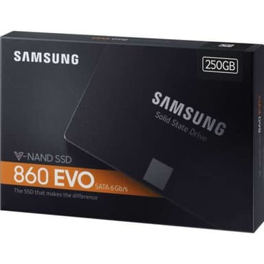 Samsung 860 EVO 250GB SSD 2.5" Solid State Drive — 1