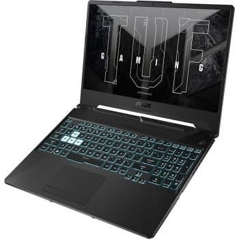 Asus Tuf Gaming FA506 15.6" FHD 144Hz Non Touch Laptop AMD Ryzen 5-4600H 3.0 Ghz 8GB RAM 512GB SSD 4GB RTX 3050 Windows 11 Home English Arabic KB Black — 1