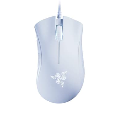 Razer DeathAdder Essential White Edition - 6400 DPI Ergonomic Wired Gaming Mouse — 1