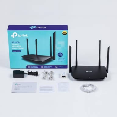 Tp Link Archer VR300 AC1200 Wireless VDSL ADSL Dual Band Modem Router Four Antennas for Faster AC wifi and 300Mbps+876Mbps — 1