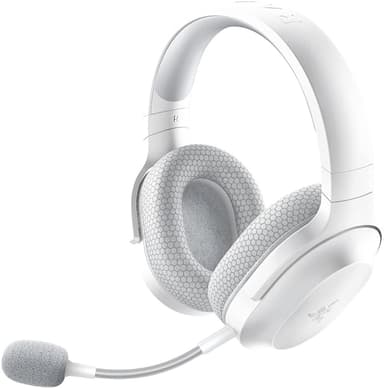 Razer Barracuda X Wireless Gaming & Mobile Headset (PC, Playstation, Switch, Android, iOS): 2022 Model - 2.4GHz Wireless + Bluetooth - Lightweight 250g - 40mm Drivers - 50 Hr Battery - Mercury White — 1