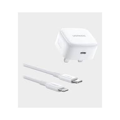 UGREEN 20W PD Fast Charger With USC C to Lightning Cable 1m — 1