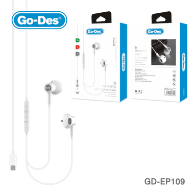 Go Des GD-EP109 Magnetic USB C Earphone — 1