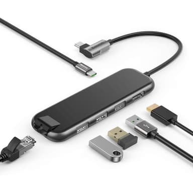 Baseus UCN3274 USB Type-C 4 USB 3.0 PD Charging Adapter Hub — 1