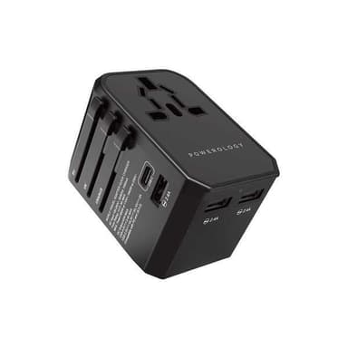 Powerology PD 65W Universal Multi Port Travel Adapter — 1