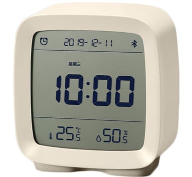 Qingping Bluetooth Alarm Clock Temperature Humidity Monitoring Night Light 3 in 1 Multifunctional Clock Work — 1