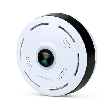 Powerology 1080P Indoor WiFi Panoramic Camera Ultra wide Angle Fisheye Lens Motion detection — 1