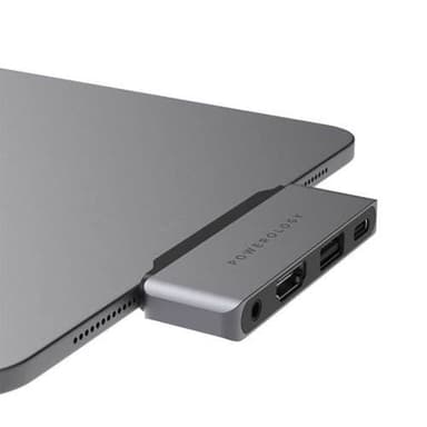Powerology 60W PD 4 in1 USB C with HDMI Hub USB Aux — 1