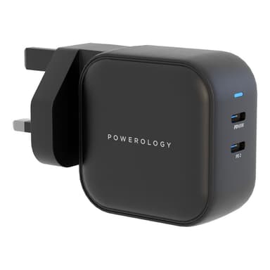 Powerology Dual Port PD GaN Wall Charger 65W — 1