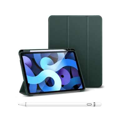 Green Premium Vegan Leather Ipad Pro 12.9" (2021) Case — 1