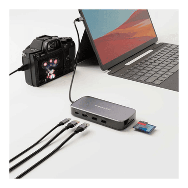 Powerology 256GB USB-C Hub & SSD Drive All-In-One Storage — 1