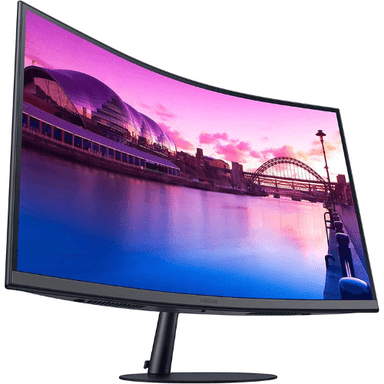 Samsung 27" Essential Curved Monitor with 1000R Curvature S27C390EAM — 1