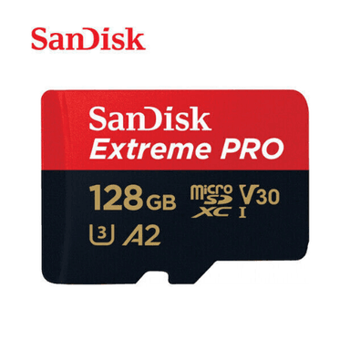 SanDisk Extreme PRO 128GB microSDXC UHS-I Memory Card (SDSQXCD-128G-GN6MA) — 1
